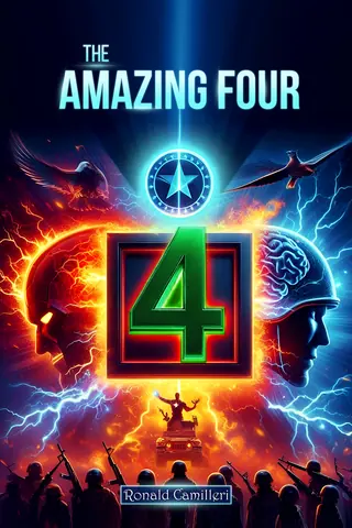 The Amazing Four by Ronald Camilleri — bold action cover