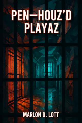 Pen-Houz’d Playaz by Marlon D. Lott — prison bars in red light