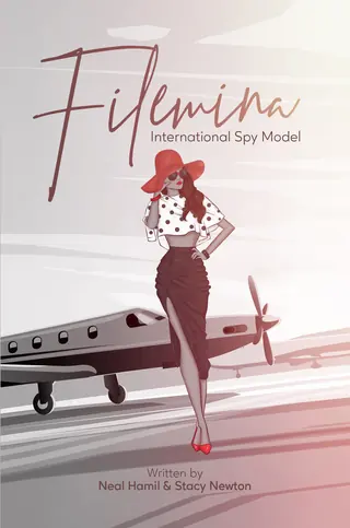 Filemina, International Spy Model — fashion illustration and jet